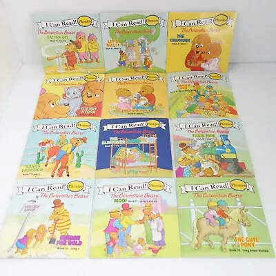 Berenstain Bears PHONICS Fun Learn To Read I Can Read Book Lot 12 • $10.99