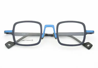 Pure Titanium Square Eyeglass Frames Mens Womens Retro Glasses Full Rim Vintage • $41.99