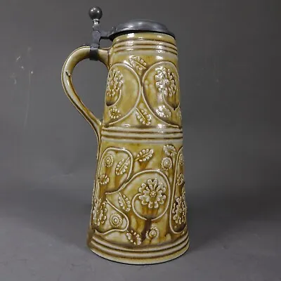 Reinhold Merkelbach Pottery Beer Stein 27 Cm Height From 1950 West Germany • $69.99