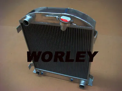 $213 • Buy 3 Core Aluminum Radiator For FORD HI-BOY Grill Shells Chevy Engine 1932