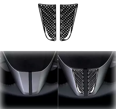 Real Carbon Fiber Interior Steering Wheel Lower Cover Trim For Mazda 3 • $11.50