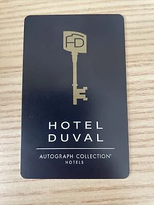 Hotel Duval By Marriott Hotels Room Key Card • $3