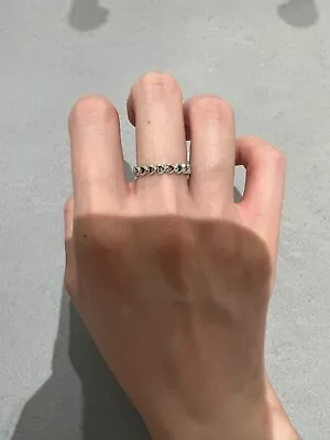 $20 • Buy Silver Pandora Ring Size 50