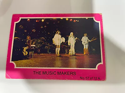 ABBA Trading Cards Australian Scanlens Pink Series - 57 The Music Makers • $5.50