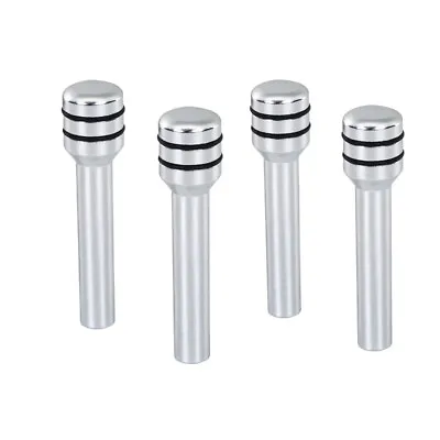 4PCS Car SUV Truck Interior Door Lock Knob Pull Pins Silver Aluminum Universal • $7.31