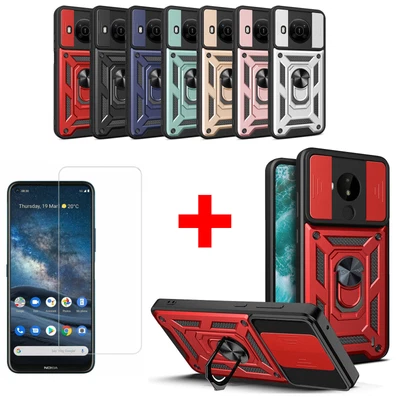 For Nokia C30 G10 G20 Shockproof Case Ring Holder Armor Stand Camera Lens Cover • $10.95