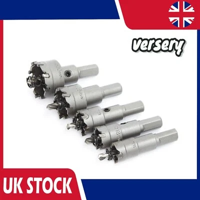£20.82 • Buy 5PCS 16-30mm TCT Hole Saw Drill Bit Carbide Tip Cutter For Alloy Stainless Steel