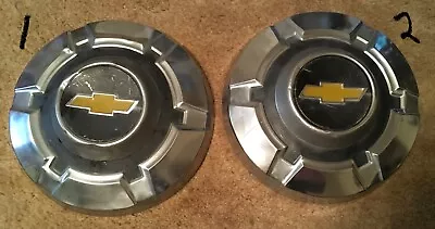 60's 70's Chevy Truck 3/4 1 Ton Dog Dish 12  HUB CAPS   SET Of 2 • $150