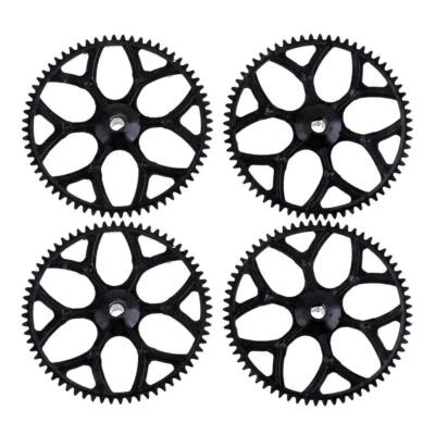 £5 • Buy Set Of 4, RC Helicopter Main Gear Set For WLtoys V966 XK K110 V911S Black