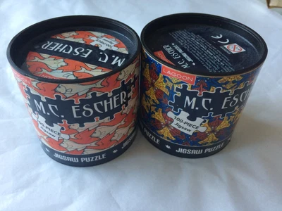 £6.91 • Buy Fabulous M.C. Escher Jigsaw Puzzles  Two Different Ones. !00 Piece Each.