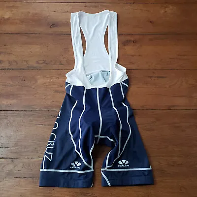 Voler Cycling Bibshorts Vintage USA 7  14  (8/10) Blue Velo Santa Cruz CA • $39.95