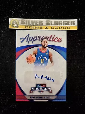 2021-22 Monte Morris Panini Chronicles Crusade Apprentice Auto /75 Nuggets • $9.99