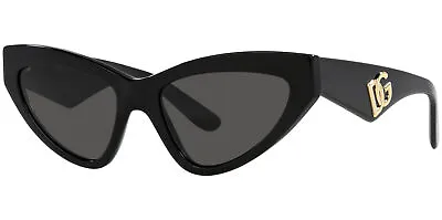 Dolce & Gabbana Women's Black Cat Eye Sunglasses - DG4439 50187 55 - Italy • $99.99