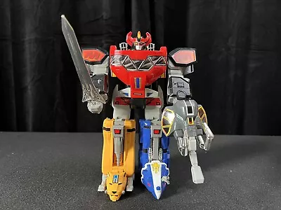 MEGAZORD 1993 Deluxe MMPR VTG Power Rangers With Box Almost Complete • $125