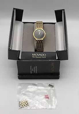 Movado Esperanza Men's Watch Quartz Movement Gold Tone 84.19.861/4p • $349.99