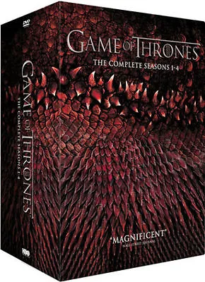 Game Of Thrones: The Complete Seasons 1-4 DVD (2015) Sean Bean Cert 18 20 Discs • £7.48