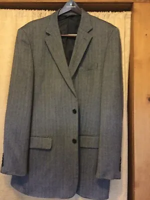 Joseph & Feiss LambsWool Blazer Mens 46XL Gray Wool Suit Jacket Sport Coat • $22