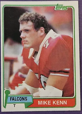 1981 Topps #215 Mike Kenn Rookie Football Card Atlanta Falcons! • $1.50