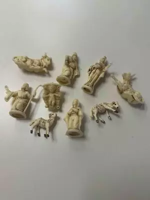 Vintage Italian Nativity Figures Total Of 10 Pieces In Set • $24.99