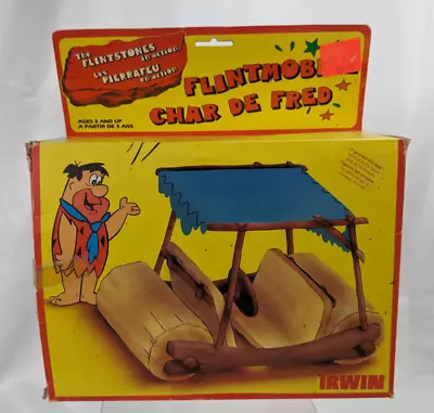 Irwin The Flinstones Flintmobile Vehicle - Vintage - 1985 • $19.99