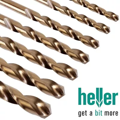 Heller COBALT DRILL BITS HSS-Co 1.5mm-11mm Sheet Metal Iron Steel GERMAN QUALITY • £17.67