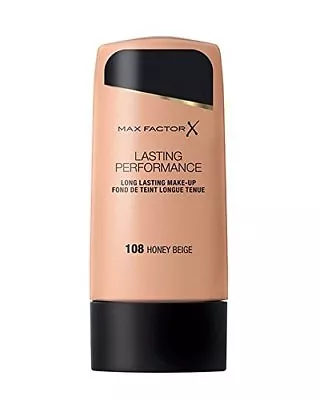 Max Factor Lasting Performance Liquid Foundation 35 Ml 108 Honey Beige • $19.81