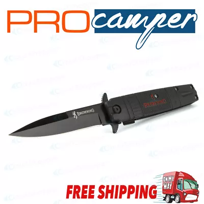 Browning Folding Knife Tactics Survival Pocket Knives Camping Hunting AU Seller • $12.95