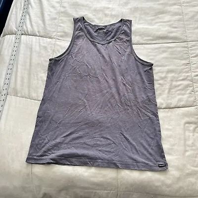 Volcom Tank Top Men’s Large Gray Sleeveless Tee Skater Skateboarder • $11