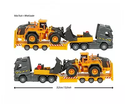 Volvo Truck & Excavator · Majorette Grand Series · Brand New · Rare In The UK • $53.69