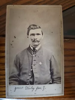Civil War Cdv Of A Soldier Id'd 9th Corps Badge • $79.99