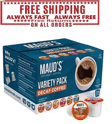 Maud's Decaf Flavored Coffee K-Cup Variety Pack (72 Ct.) • $41.28