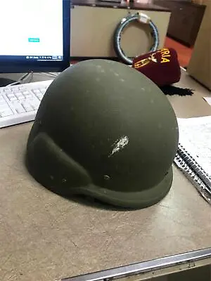 Pa Sgt Military Helmet Large  Material Has Chin Strap 15 Circled • $114.95