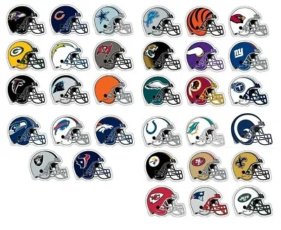 $1.50 • Buy  NFL Football Decal Sticker Helmet Design Licensed Choose From All 32 Teams