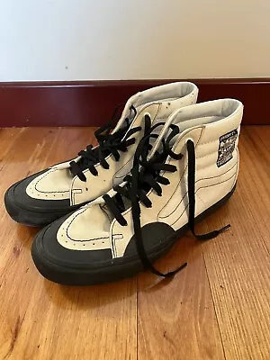 Vans Sk8 Hi Pros Jackson Pilz Mens Shoes White/Black Size US 12 • $80