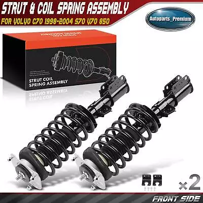 2x Front Complete Strut & Coil Spring Assembly For Volvo C70 98-04 S70 V70 850 • $184.99