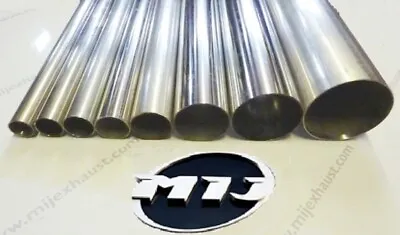 T304 Stainless Steel Exhaust Tubing Pipe High Quality Repair Sections Any Size • £7.50