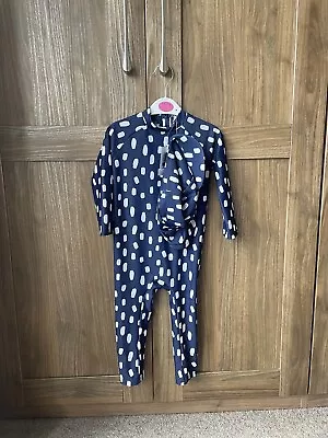 George Baby Boy's Swimwear Set All In One Swim Suit & Hat 18-24 Months BNWT • £5.95