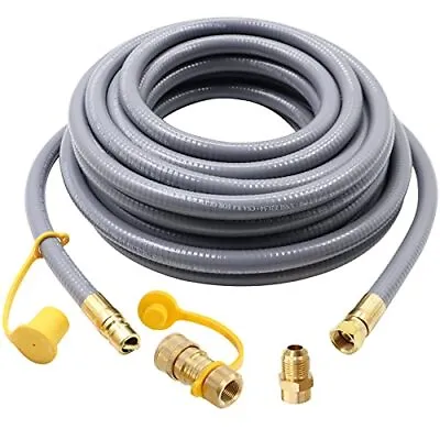 48 Feet 1/2 Inch Id Natural Gas Hose Quick Connect/disconnect Fittings With 3/8  • $148.61