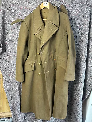 Original WW2 British Army Royal Tank Regiment Officers Greatcoat - 43  Chest • £125