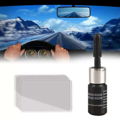 Car Window Glass Crack Chip Resin Windscreen Windshield Repair Tool DIY Kit • $7.12