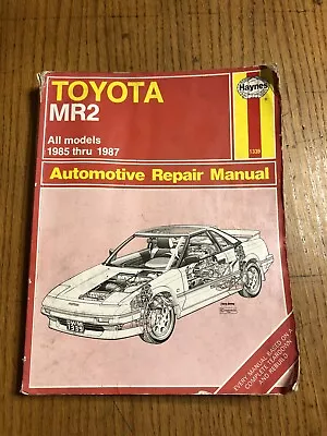 Toyota MR2 1985-1987 Tune-up Shop Service Repair Manual Book Wiring Diagrams 86 • $89.99