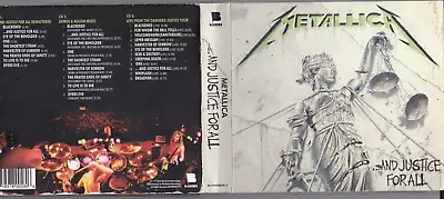 Metallica - And Justice For All (CD 2018) 3 CD SET REMASTERED/DEMOS ROUGH/LIVE • $19.99