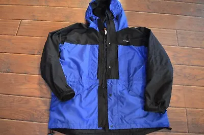 STEARNS Coat Jacket Dry WearLinedMens LargeBlue & BlackPreowned • $10.75