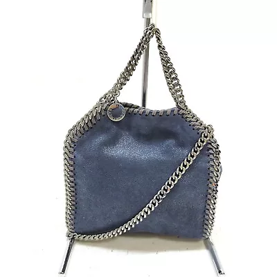 Stella McCartney Shoulder Bag  Navy Blue Polyester 431400 • $0.99