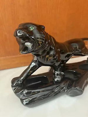 MCM Mid Century Modern Vintage Retro Black Panther Planter • $59