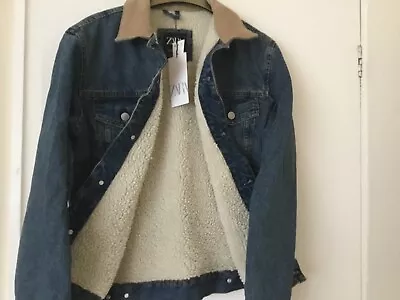 Zara Mens Denim Jacket Small NEW • £15