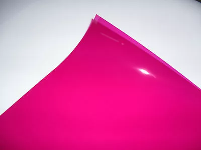 128 BRIGHT PINK LIGHTING FILTER GEL THEATRE DJ DISCO LED CLUB 122cm X 16cm • £5.99