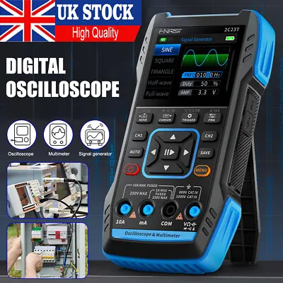 FNIRSI 2C23T Handheld Digital Oscilloscope Multimeter+Function Signal Generator- • £84.88