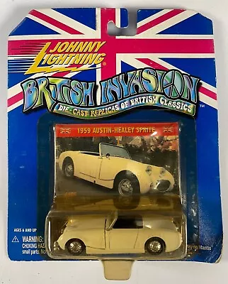 Vintage Johnny Lightning 1959 White Austin-Healey Bugeye Sprite British Invasion • $13.99