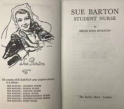 £7.21 • Buy Sue Barton Student Nurse By Helen Dore Boylston Forrest Vintage Nurse Book
